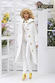 Schnittmuster barbie puppenkleider / schnittmuster puppenkleider burda style 8308. Elenpriv White Quilted Coat With Full Lining For Fashion Royalty Fr2 Dolls Elenpriv Barbie Kleider Schnittmuster Puppenkleidung Bekleidung