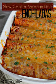 Slow Cooker Mexican Beef Enchiladas Recipe Slow Cooker Mexican Beef Recipes Crockpot Recipes