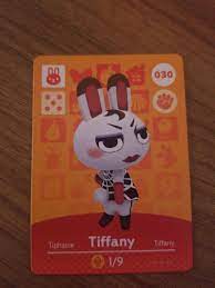 Image # name type star sign birthday dice value hand sign 001 isabelle: Animal Crossing Tiffany Amiibo Card Mercari Animal Crossing Animals Cards