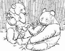 Colour panda eats bamboo colouring page. 30 Free Panda Coloring Pages Printable