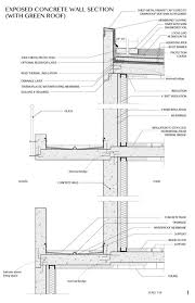 Concrete Section Tech 1 Jpg Architectural Section Concrete Architecture Detailed Drawings