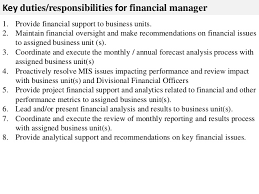 Finance manager cv example icover org uk. Financial Manager Job Description