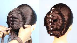New Donut Bun Hairstyle For Wedding Party Wedding Hairstyles New Hairstyle 2019 Prom Hairstyles Donut Bun Hairstyles Bun Hairstyles Wedding Bun Hairstyles