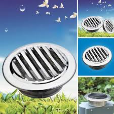 Stainless steel cover for solar deck ventilator boat vent caravan exhaust fan. Stainless Steel Wall Air Vent Ducting Ventilation Exhaust Grille Cover Outlet Ebay Steel Wall Outlet Covers Stainless Steel