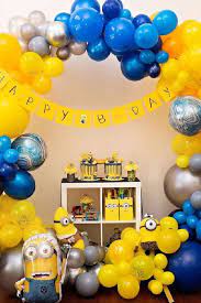 Check spelling or type a new query. Minions Birthday Party Ideas Photo 1 Of 51 In 2021 Minion Birthday Party Minions Birthday Party Decorations Minion Party Decorations