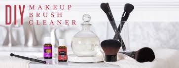 diy makeup brush cleaner young living