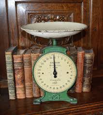 antique salter kitchen scale english