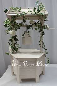 Wooden Wedding Wishing Well White Ivory Card Box Incl Lid As Pictures 4 5 Wishing Well Wedding Card Box Wedding Rustic Card Box Wedding