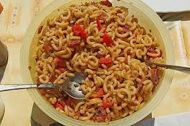 Nudelsalat Mit Brunch Paprika Peperoni Von Heimkat81 Chefkoch Nudelsalat Leckere Salate Rezept Nudelsalat