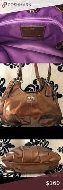 Coach Bronze Madison 18760 Euc Patent Leather Bag Patent Leather Bag Patent Leather Handbags Leather Bag