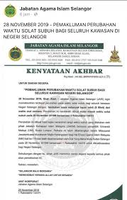 Bola sepak untuk semua, demi selangor kami bersatu bersama merealisasikan potensi bola sepak untuk semua. 8 Minute Extra Time For Subuh Prayer In Selangor