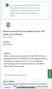 They can be used virtually anywhere american express is accepted in the u.s. American Express Amex Shop Small Event Spend 10 Get 5 Back Now Live 10 Times Per Card Redflagdeals Com Forums