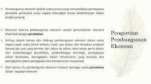 Konsep Dasar Pembangunan Dan Pertumbuhan Ekonomi Ppt Download