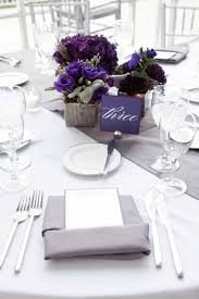 Chicago Wedding At Prairie Production From Dawn E Roscoe Wedding Table Decorations Purple Purple Wedding Tables Wedding Table