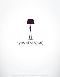 Exclusive Design Retro Style Lamp Logo Compatible Free Business Card Online Logo Design Custom Logo Design
