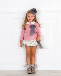 43% cotton, 29% polyester, 13% acrylic, 08% wool, 07% other fibers lining: Lappepa Moda Infantil Girls Pink Sweater Ivory Donkey Print Ruffle Shorts Set Missbaby
