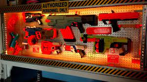 Time, and quite possibly a hankering for a little nefarious nerf action. Nerf Gun Pegboard Cheap Online