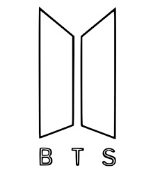 A logo is a graphic mark, emblem, or symbol commonly used by commercial enterprises, organizations, and even individuals to aid the top image is inverse of army logo and at the bottom is bts logo. Malvorlagen Bts Logo Bulettproof Boy Scouts 11