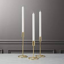 Holders can also be stacked to provide vertical variety. 3 Piece Roundabout Taper Candle Holder Set Reviews Cb2 Canada