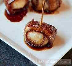 Bacon Wrapped Water Chestnuts The Cooking Mom In 2021 Bacon Wrapped Water Chestnuts Bacon Wrapped Recipes