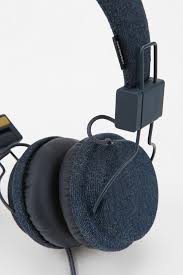 Urbanears Headphones Denim Woven Headband Perfect Denim Headphones