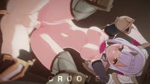 Genshins Noelle gets a Doggy Style Creampie with a Bottom Camera Recording