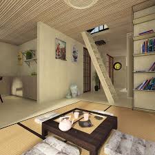 This area connects the two wings of the house, offering a serene space to relax. Japanese Small House Plans Pin Up Houses