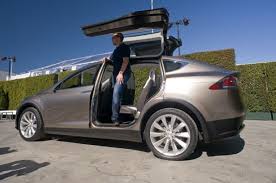 Tesla Model X Prototype Preview Ride Tesla Model X Tesla Model Tesla Suv