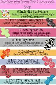 Unsure Which Size Is Best For You Diy Cloth Pads Cloth Menstrual Pad Cloth Pad Pattern