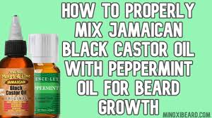 Safe concentrations for applying peppermint essential oil to your skin or scalp are just 1 or 2 percent. How To Properly Dilute Jamaican Black Castor Oil With Peppermint Oil For Beard Growth Youtube