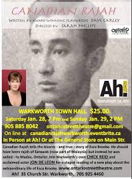 Excerpt from 'Canadian Rajah' and an Interview with Dave Carley