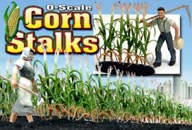 Leaves top out around 4 to 6 feet. Minature Model Landscaping Corn Stalks Garden Vegetables Scenic Express