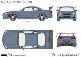 Nissan Skyline R34 Gt R C West Vector Drawing Search free skyline r34 wallpapers on zedge and personalize your phone to suit you. nissan skyline r34 gt r c west vector