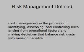 The #1 definition in the dictionary defines risk as possibility of loss or injury. Risk Management Armystudyguide Com Page 1