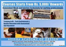 Chennai Aesera Jewels Designing Training Institute Jobs