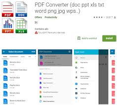 Click choose files to upload a pdf file from your phone, or click the arrow icon beside it to upload the file from cloud storage services or url. Top 5 Apps Zum Konvertieren Von Word In Pdf Auf Android Handys Und Tablets