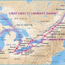 East african community powerpoint map free powerpoint. Map Of The St Lawrence Seaway And Great Lakes St Lawrence Seaway Download Scientific Diagram