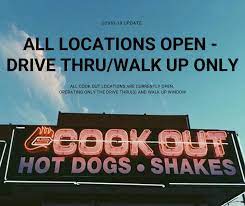 Accurate measurements are essential to many dishes you make, and this helpful tool. Cook Out On Twitter Covid 19 Store Operations Update All Locations Are Currently Open However All Dining Rooms Are Closed