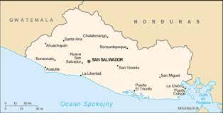 Mapa Salwadoru San Salvador Map El Salvador