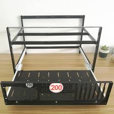 Add to favorites mining rig for crypto currency, open air mining aluminum frame for 4/6/8 gpu, stackable gpu frame, crypto mining rig kit crypto gift for him easymining $ 80.00 free. 6 Gpu Open Air Miner Mining Frame Rig Case Crypto Currency Coin Eth Btc Ethereum Computer Cases Computer Components Parts