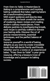From Oven to Table: A Masterclass in Baking: Exley, Tracy: 9798397048736:  Amazon.com: Books
