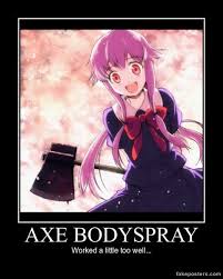 Anime Motivational Posters Read First Post Mirai Nikki Yuno Mirai Nikki Yuno Gasai