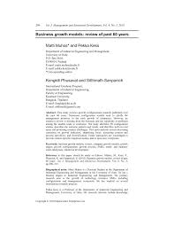Rostow in economics, * formulated a model that saw companies moving through five stages of economic development: Pdf Business Growth Models Review Of Past 60 Years