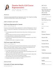 Call Center Resume Guide 12 Free Downloads 2020