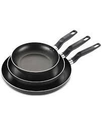 Find great white kitchen sets, blue kitchen sets and red kitchen sets at macy's. T Fal 3 Pc Fry Pan Set Reviews Cookware Kitchen Macy S