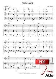 Einsam wacht nur das traute hochheilige paar. Stille Nacht Als Pdf Und Encore Notation