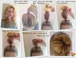 Pode Ser Com Meia Velha Hair Donut Donut Bun Hairstyles Hair Bun Maker