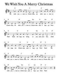We Wish You A Merry Christmas ноты для гитары Free Sheet Music Free Lead Sheets We Wish You A Merry Christmas Musique Chanson