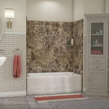 Bestbath manufactures universal tub surrounds. Flexstone Elite 60 W X 32 D X 60 H Bathtub Surround 3 Piece At Menards