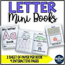 There is a book for each letter from a to . Letter Mini Book Worksheets Teaching Resources Tpt